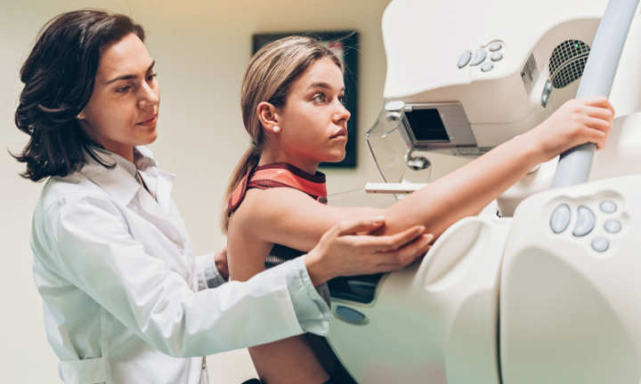 Woman Getting Preventive Exam